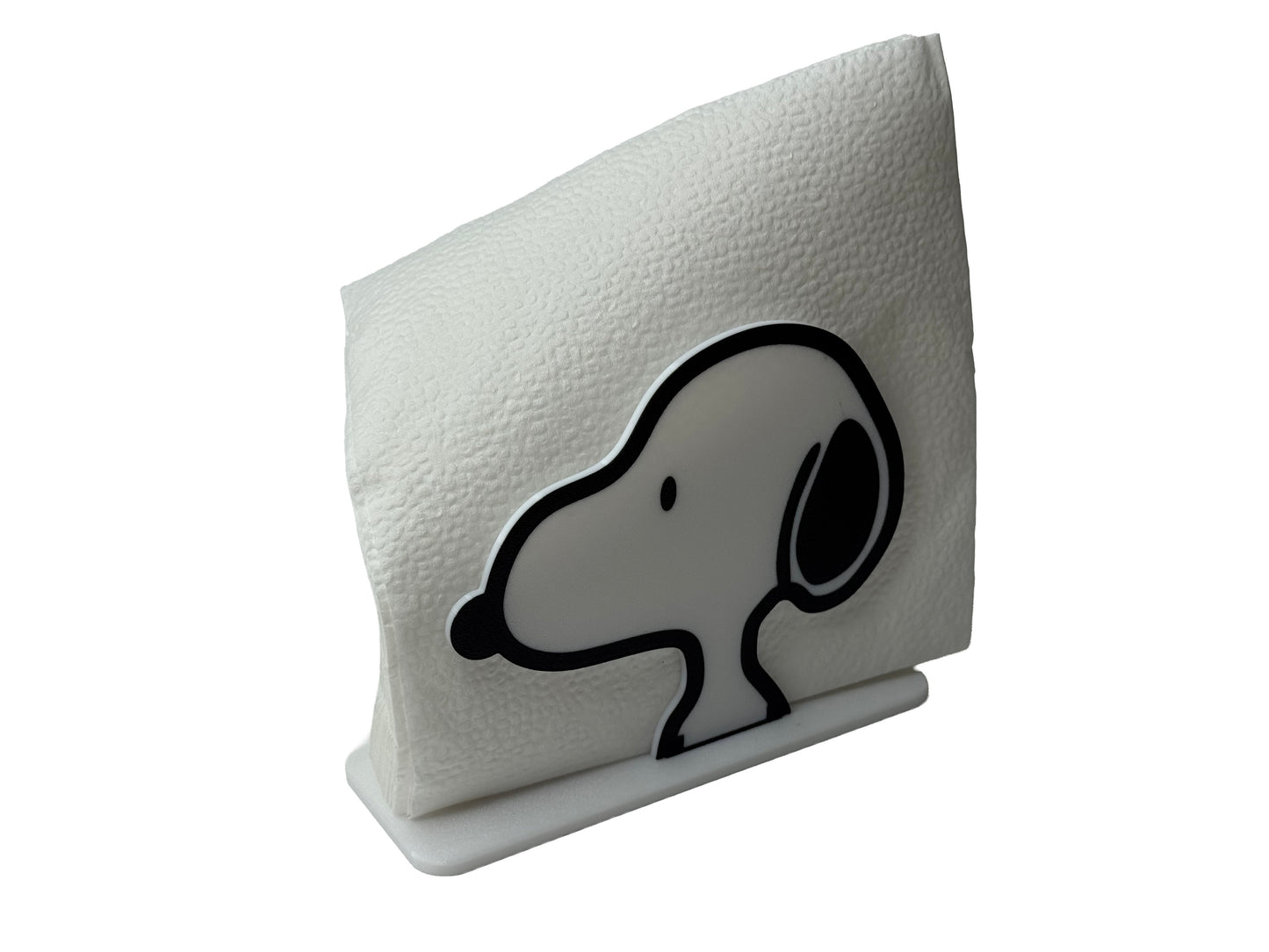 Dog Head Napkin Holder – Indoor/Outdoor Safe, Flat‑Pack 3‑Piece Stand, Cute Table & Kitchen Decor