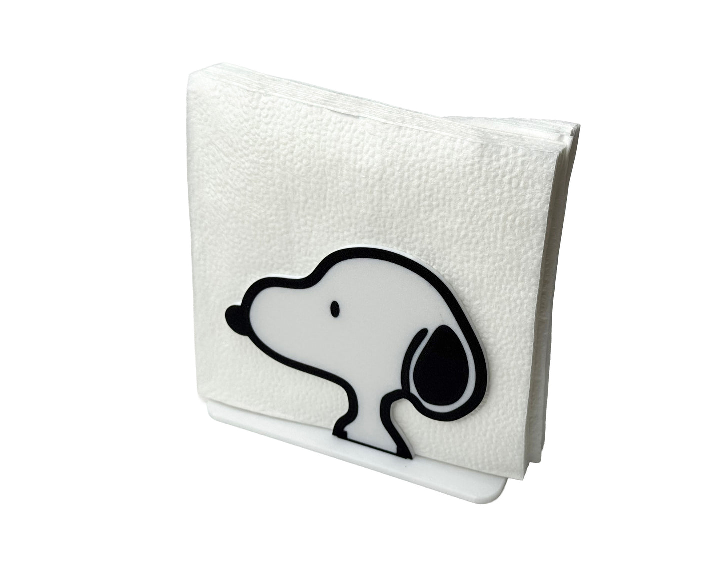 Dog Head Napkin Holder – Indoor/Outdoor Safe, Flat‑Pack 3‑Piece Stand, Cute Table & Kitchen Decor