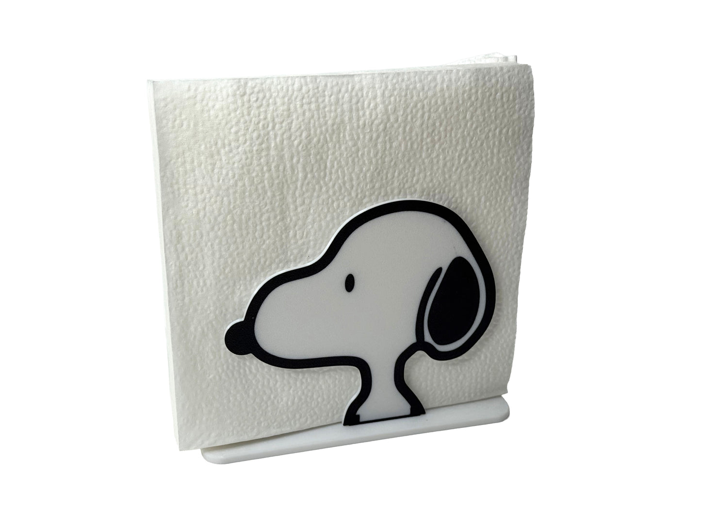 Dog Head Napkin Holder – Indoor/Outdoor Safe, Flat‑Pack 3‑Piece Stand, Cute Table & Kitchen Decor
