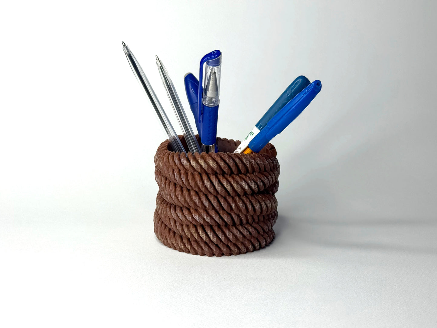 Rope Pen Holder – Nautical Desk Organizer