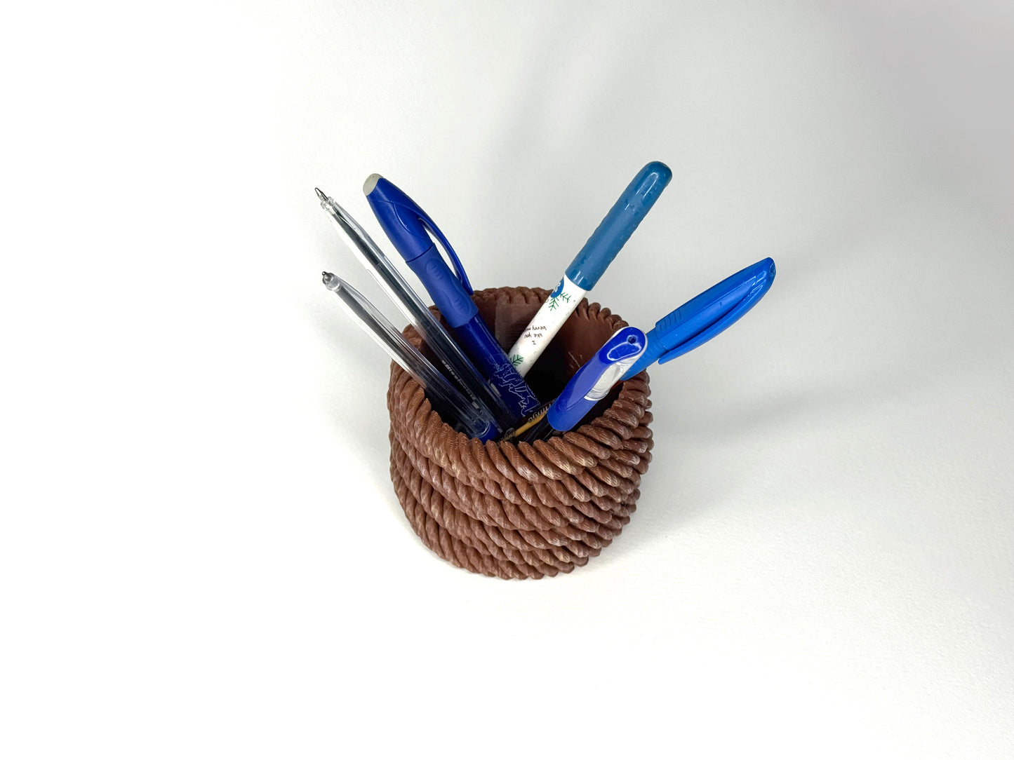 Rope Pen Holder – Nautical Desk Organizer