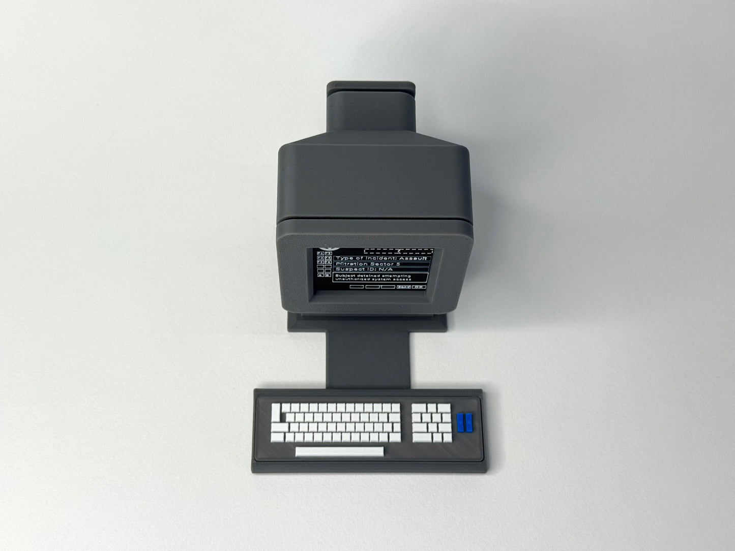 Mini Replica Computer – Inspired by Silo, Sci‑Fi Desk Display