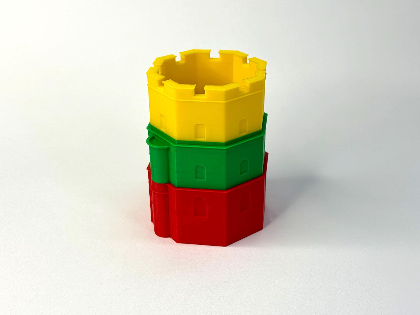 Gediminas Tower Pen Holder – Vilnius Lithuania Souvenir – 3D Printed Desk Organizer