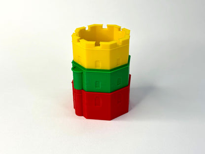 Gediminas Tower Pen Holder – Vilnius Lithuania Souvenir – 3D Printed Desk Organizer