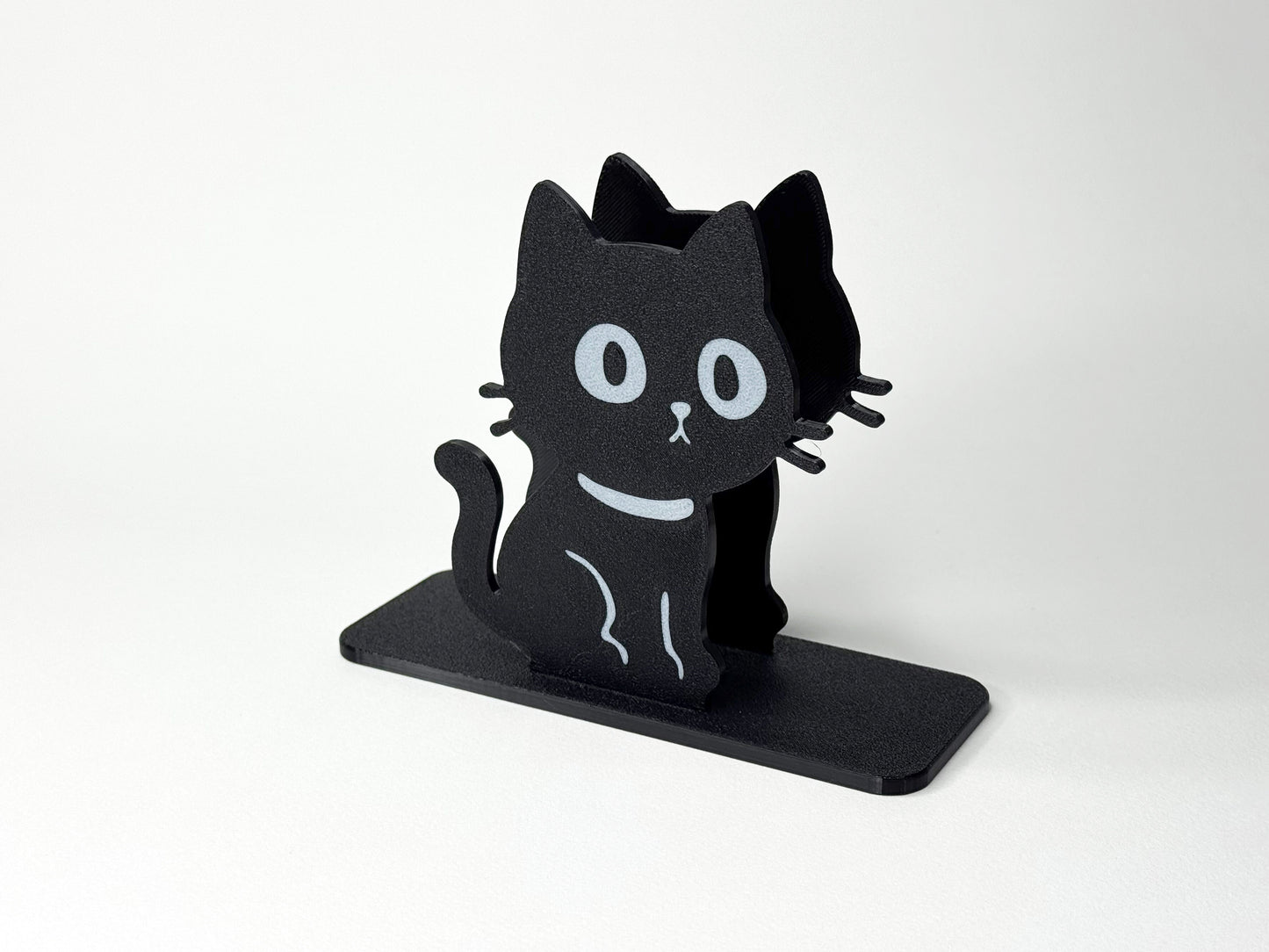 Black Cat Napkin Holder – 3‑Piece Flat‑Pack, Indoor & Outdoor Table Decor