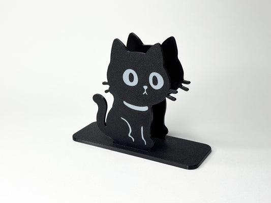Black Cat Napkin Holder – 3‑Piece Flat‑Pack, Indoor & Outdoor Table Decor