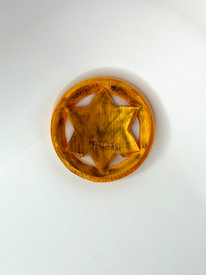 Sheriff Badge Inspired by Silo – Hand-Painted or Plain Version replica