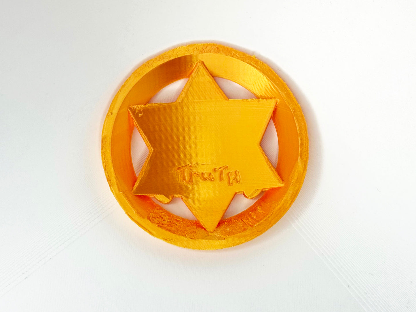Sheriff Badge Inspired by Silo – Hand-Painted or Plain Version replica