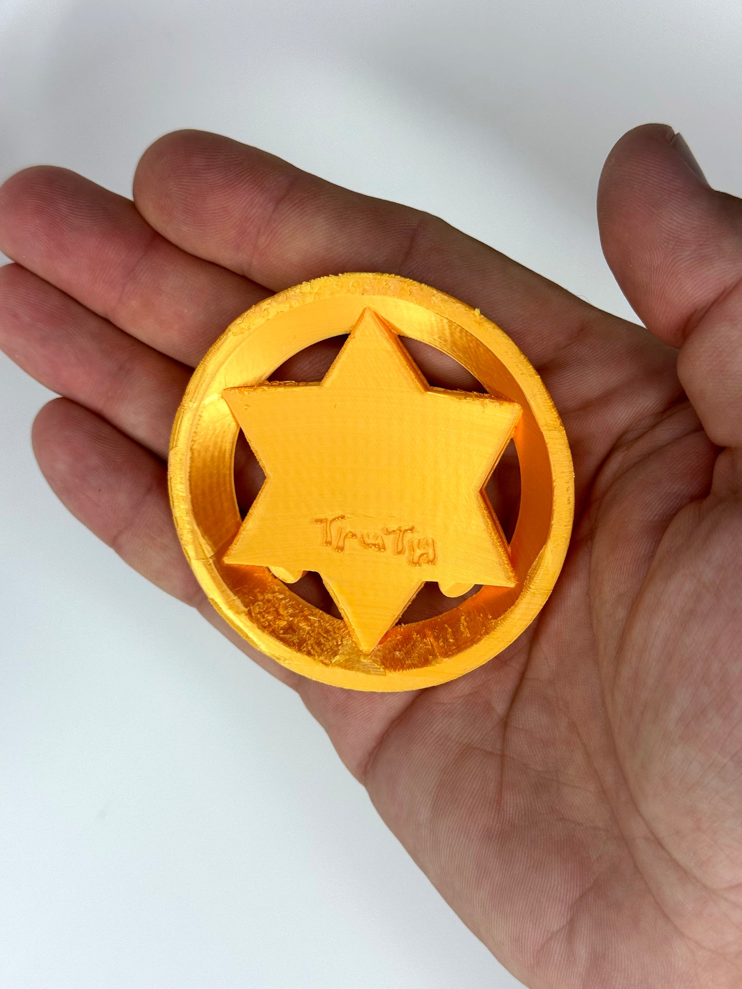 Sheriff Badge Inspired by Silo – Hand-Painted or Plain Version replica
