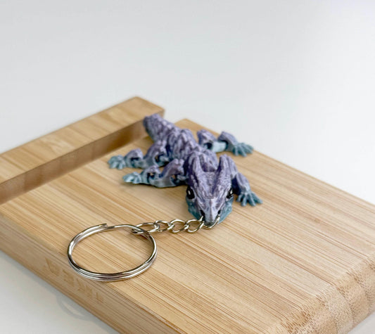 Articulated Lizard Keychain | Flexy Lizard | Backpack Lizard Accessory | Backpack Decoration